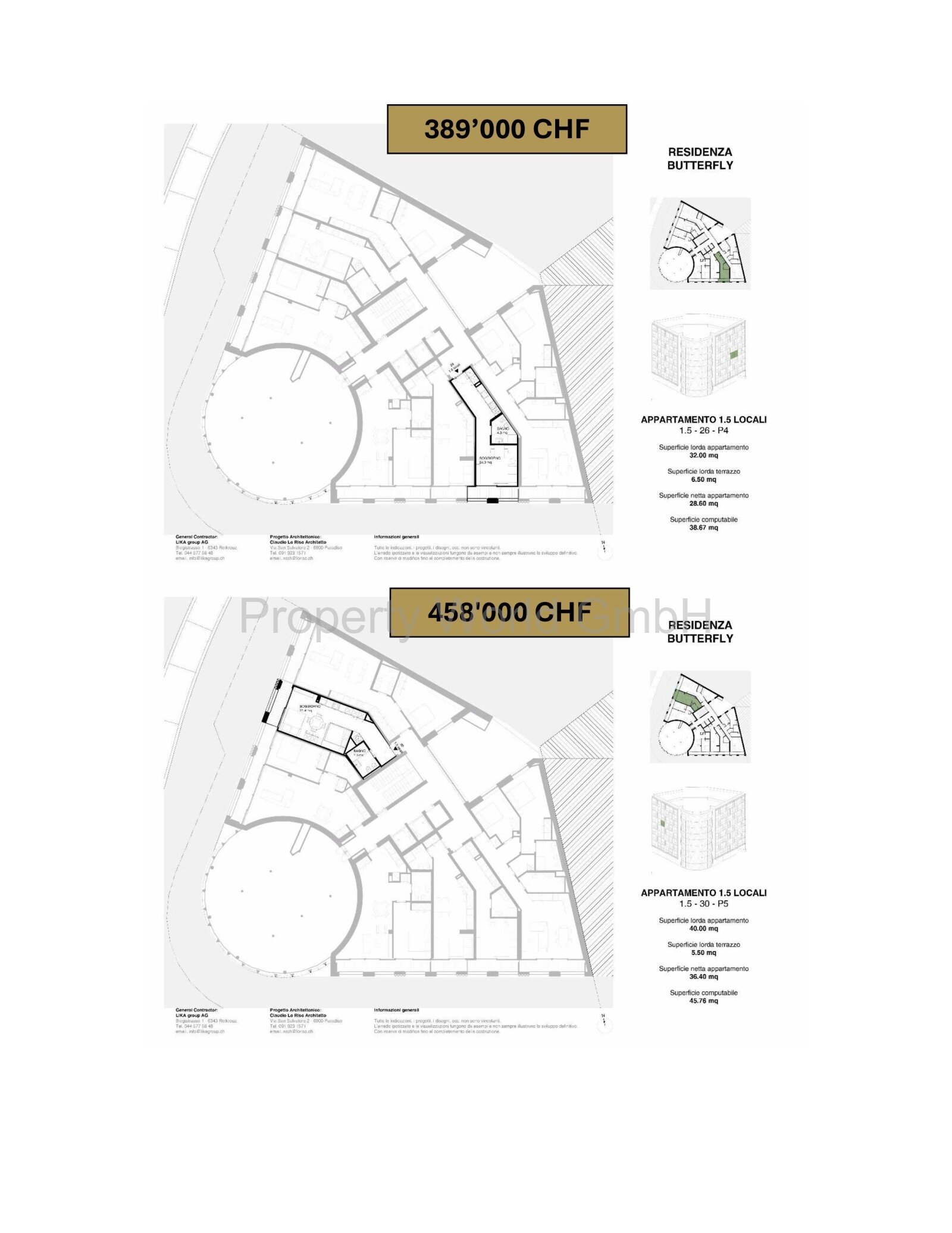 Gioiello abitativo elegante di 1,5 locali nel cuore di Paradiso