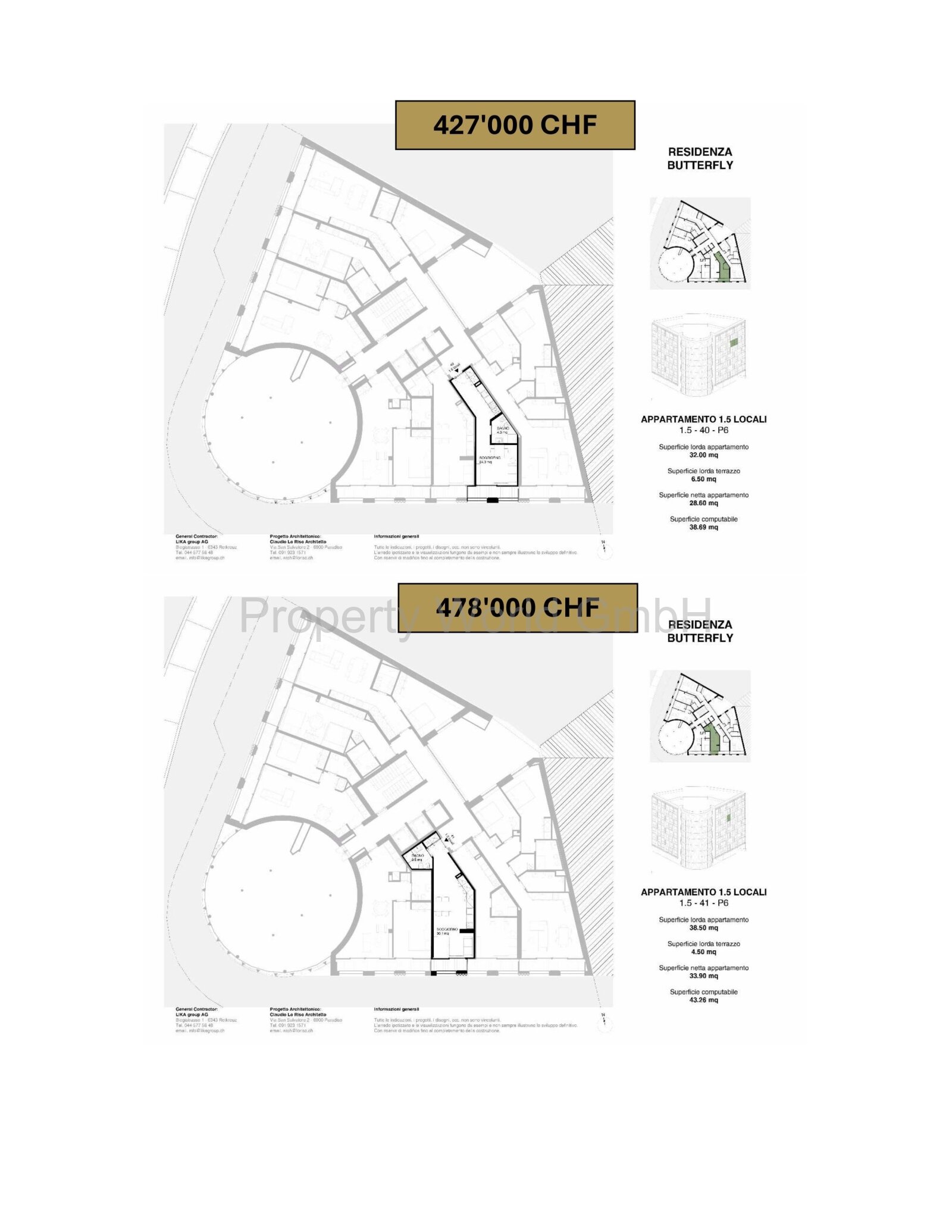 Gioiello abitativo elegante di 1,5 locali nel cuore di Paradiso