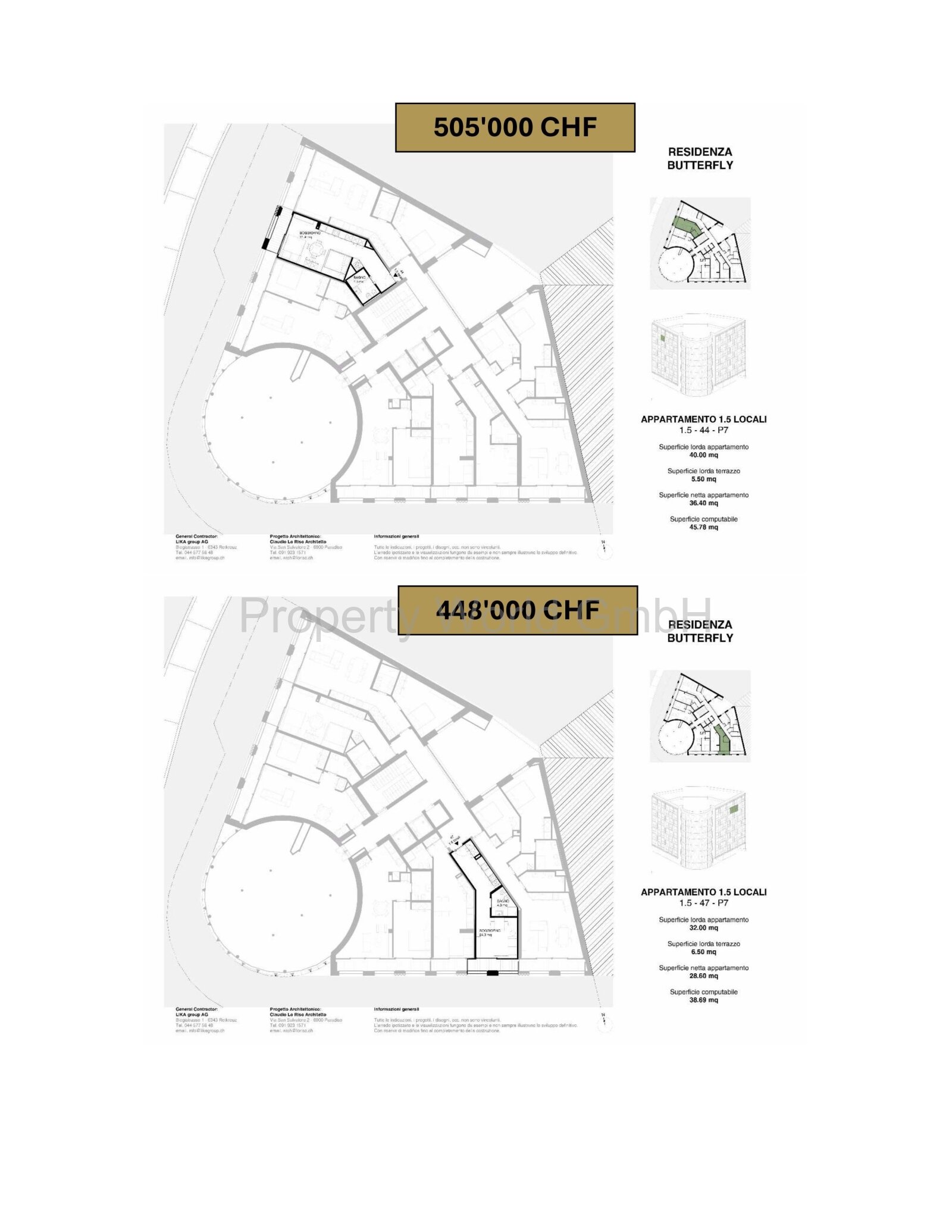 Gioiello abitativo elegante di 1,5 locali nel cuore di Paradiso