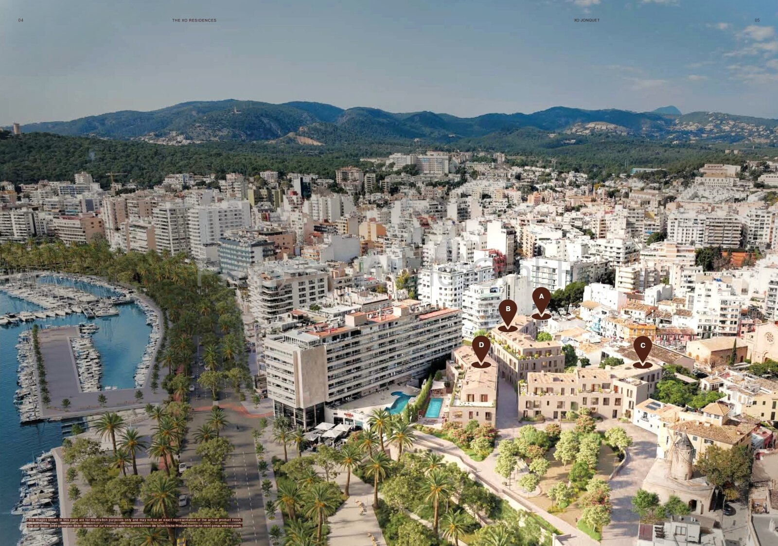 Eigentumswohnungen in Palma mit Meeresblick