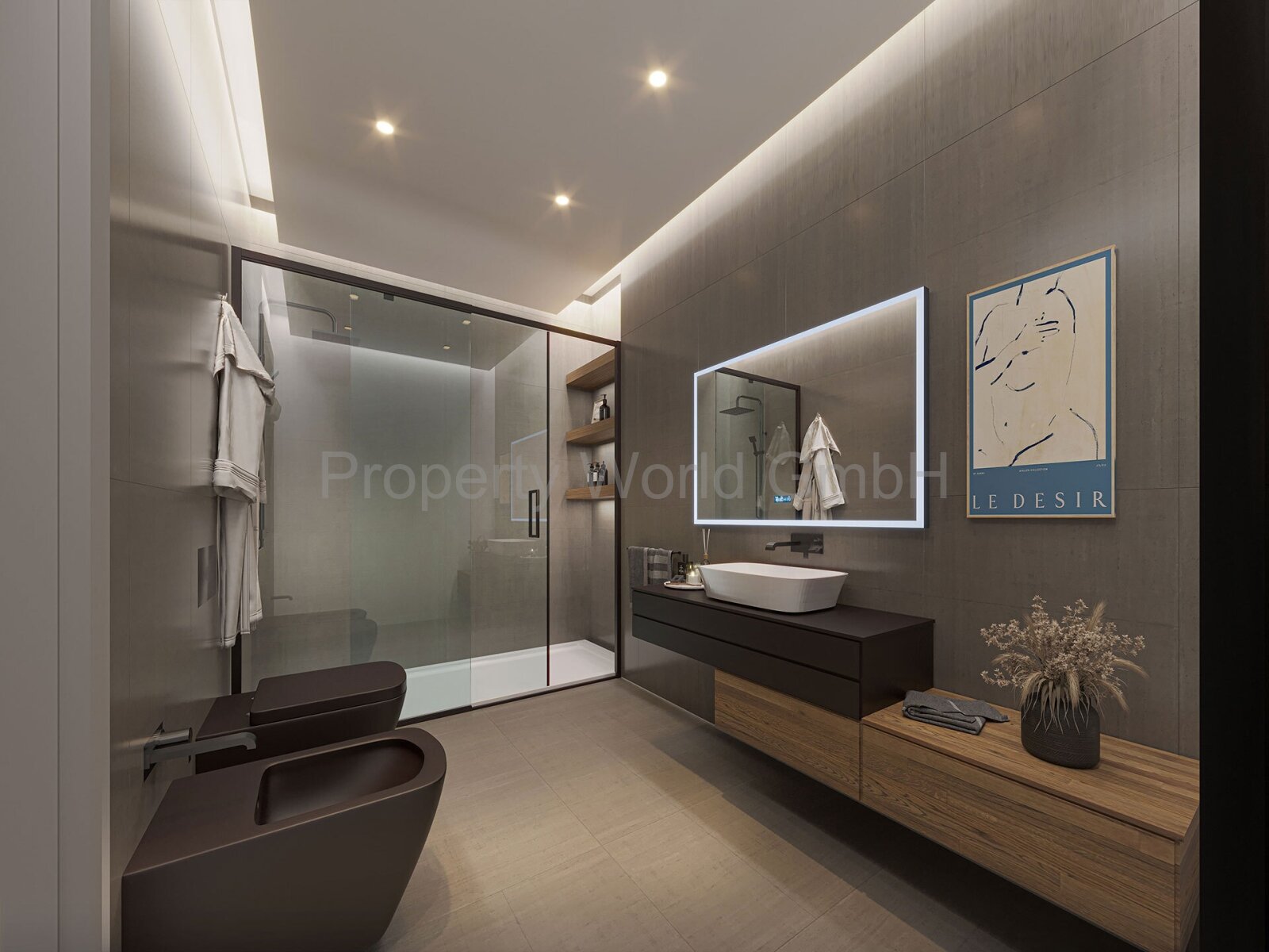 Moderne WC