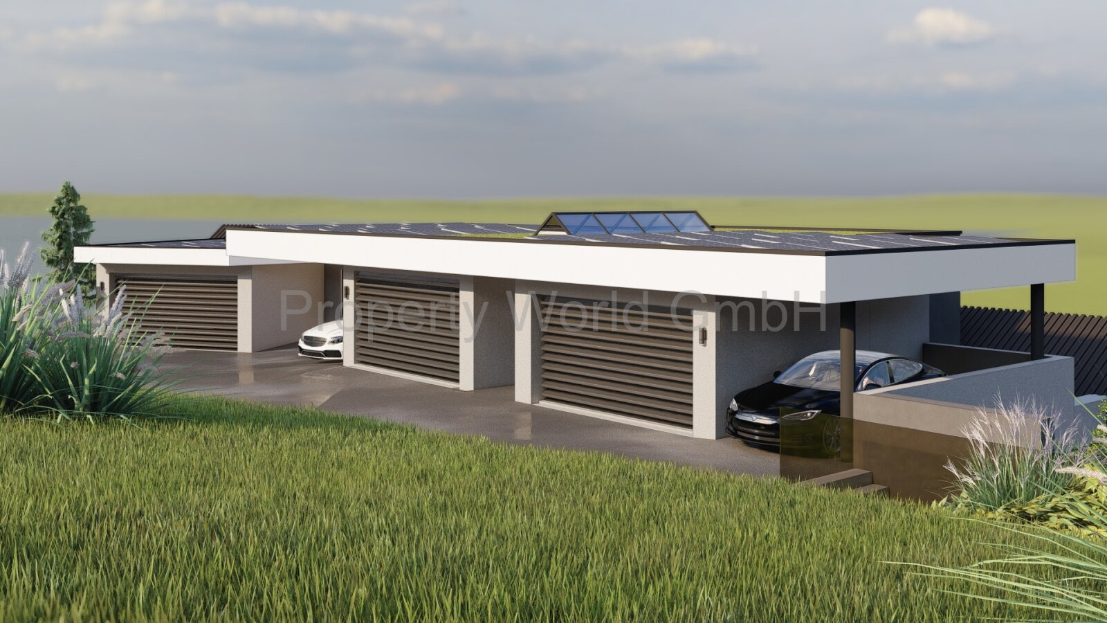 Garage mit einer anderen Perspektive