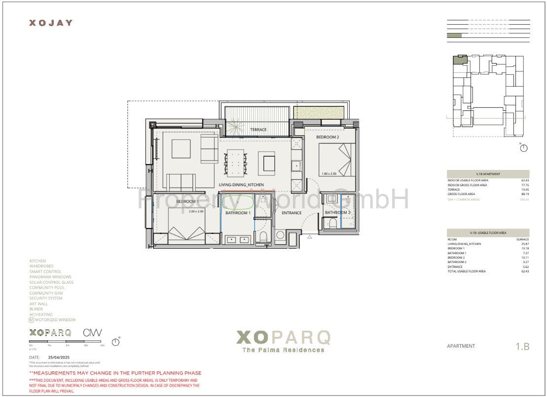 Floorplan 1B Floorplan 1B